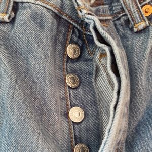 Levi's 501 button fly jeans